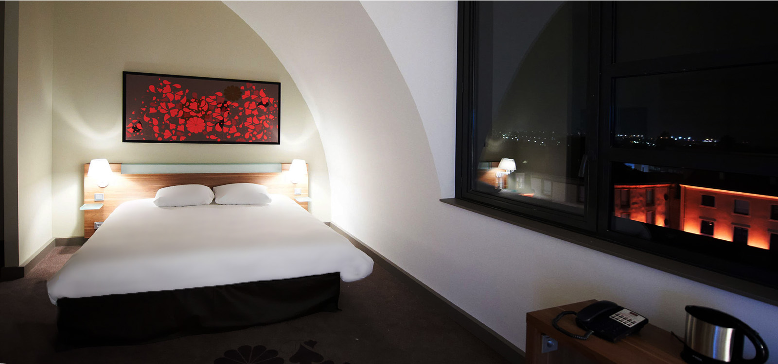 Chambre avec vue hôtel Mercure
