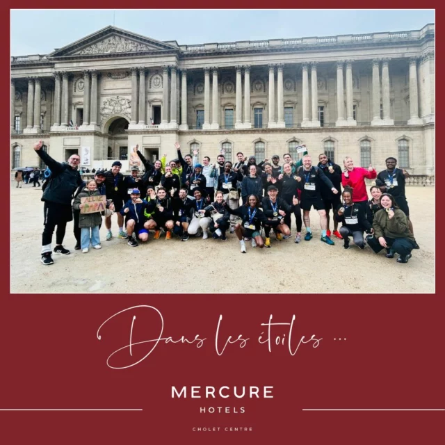 🏃‍♂️✨ **Retour sur les 10km des Étoiles !** 🌟 

Hier, notre hôtel a eu le plaisir de participer aux **10km des Étoiles**, une course dédiée aux hôteliers qui a rassemblé des collaborateurs motivés et passionnés pour un moment d’échange sportif et convivial ! 🎉 

👏 **Bravo à toutes et à tous** pour votre énergie, votre esprit d’équipe et votre enthousiasme. Ce fut une belle opportunité pour chacun de se dépasser tout en renforçant la **cohésion de nos équipes**. 💪 

Nous sommes fiers d’avoir partagé cette aventure avec d’autres professionnels du secteur, dans une ambiance sportive et bienveillante. 

Un grand merci à tous les participants et organisateurs pour cet événement mémorable. À l’année prochaine pour de nouveaux défis ensemble ! 🌟 

#10kmDesÉtoiles #EspritDÉquipe #SportEtConvivialité #Bravo #cohesion 
https://www.hotel-mercure-cholet.com/
#hotelmercurecholet #hotel #mercure #cholet
#choletagglo, #choletmaville #surprenantcholetais
