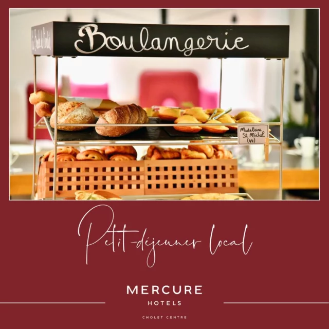 🥐🍎 Le matin, goûtez à la région ! 🌿

Au Mercure Cholet Centre, le petit-déjeuner est un moment que nous aimons rendre gourmand, généreux… et ancré dans notre terroir.

👉 Viennoiseries fraîches, pains croustillants, spécialités sucrées
👉 Et toujours un large choix pour bien commencer la journée !

Que vous soyez en voyage pro ou en escapade à Cholet, commencez votre matinée avec des saveurs locales et des produits de qualité, dans une ambiance douce et chaleureuse 🌞

📍#MercureCholetCentre #PetitDejeunerLocal #SaveursDeLaRégion #ProduitsFrais #BienCommencerLaJournée #CholetGourmand